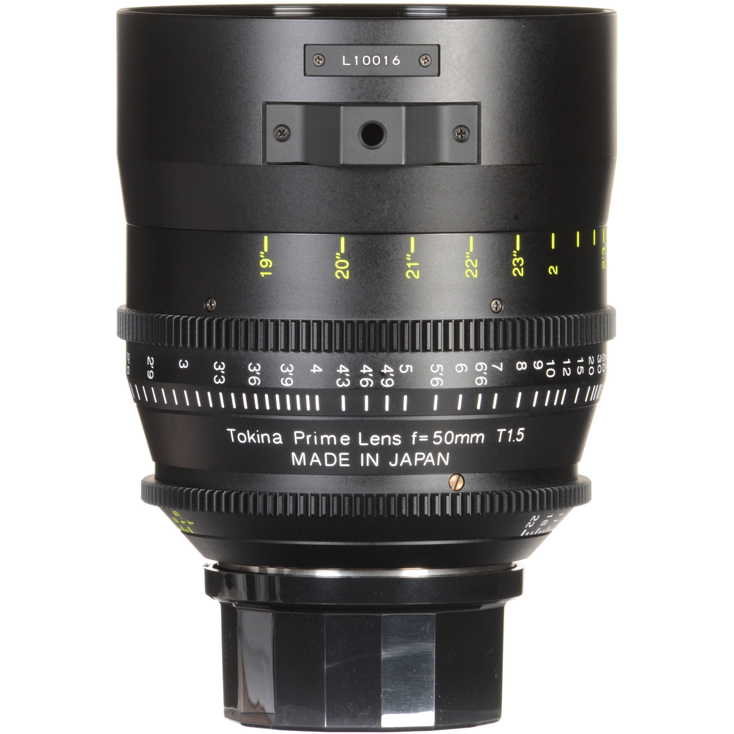 Tokina 50mm T1.5 Cinema Vista Prime Lens (PL Mount, Focus Scale in Feet)