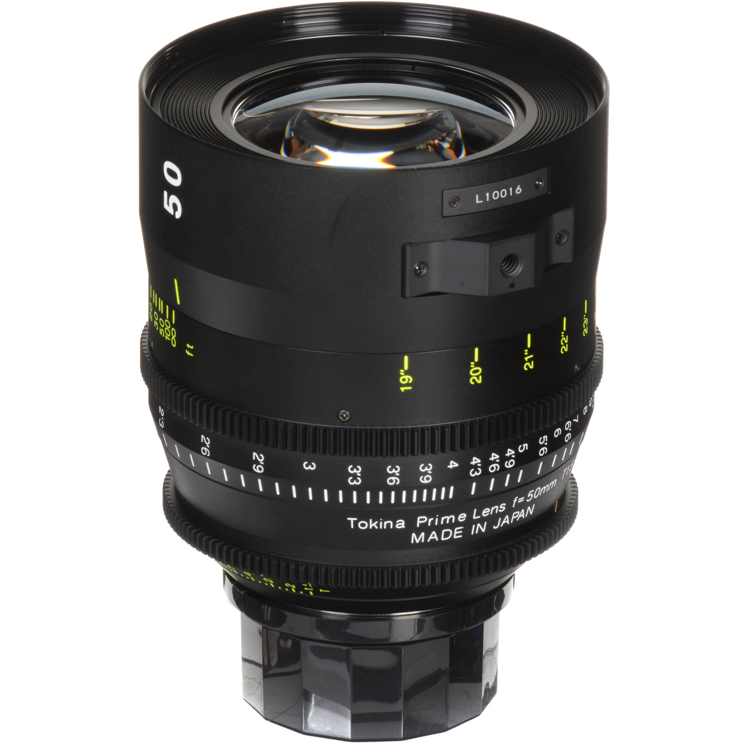 Tokina 50mm T1.5 Cinema Vista Prime Lens (PL Mount, Focus Scale in Feet)