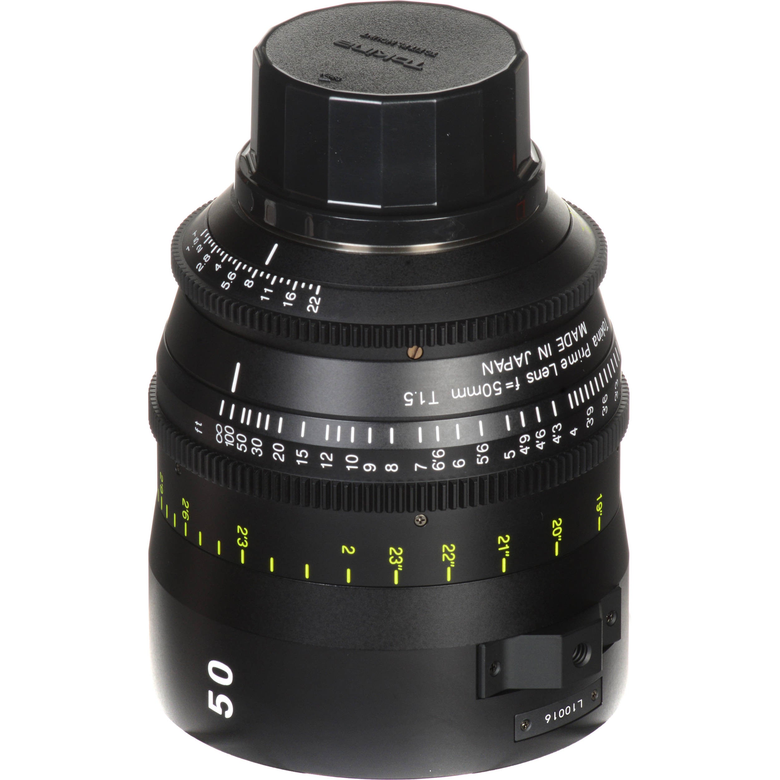 Tokina 50mm T1.5 Cinema Vista Prime Lens (PL Mount, Focus Scale in Feet)