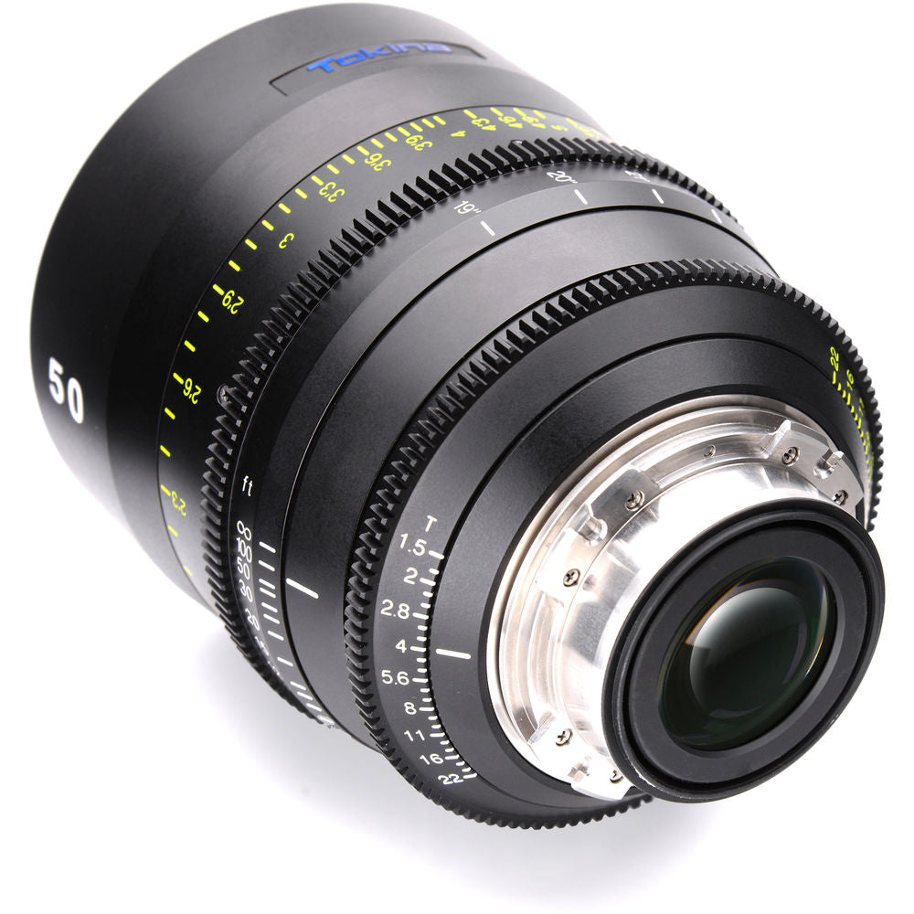 Tokina 50mm T1.5 Cinema Vista Prime Lens (EF Mount, Focus Scale in Feet)