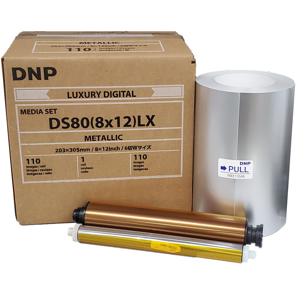 DNP 8 x 12" Metallic Luxury Media Set for DS80 Printer