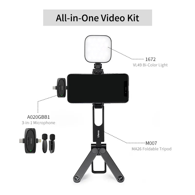 Ulanzi MA26 Foldable Pocket Phone Tripod M007