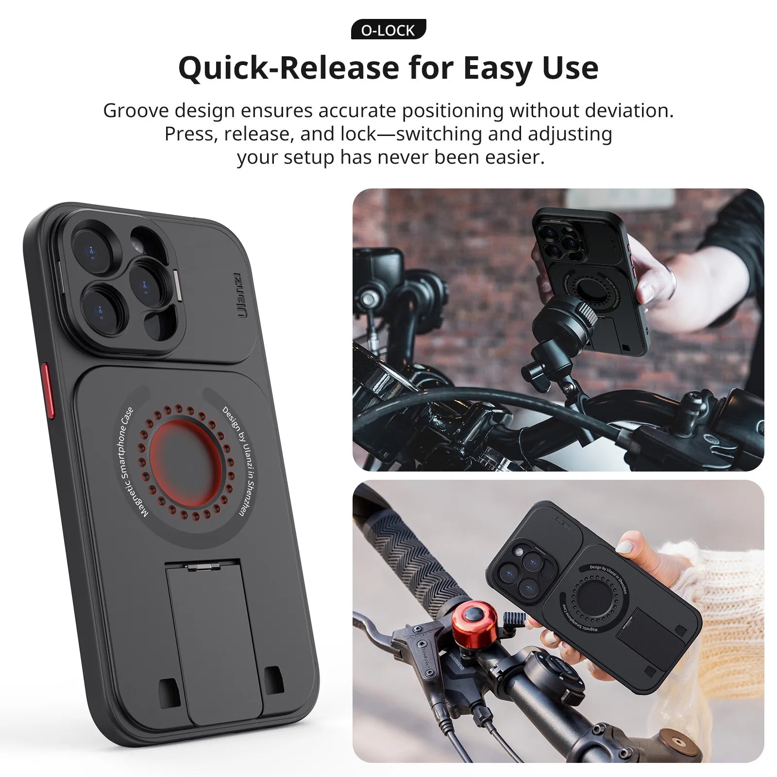 Ulanzi O-LOCK Phone Video Kit for iPhone 15 Pro / Pro Max