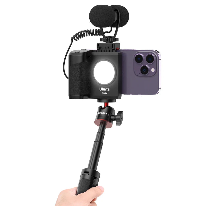 Ulanzi CG-02 Smartphone Camera Grip Bluetooth with Fill Light 3282A