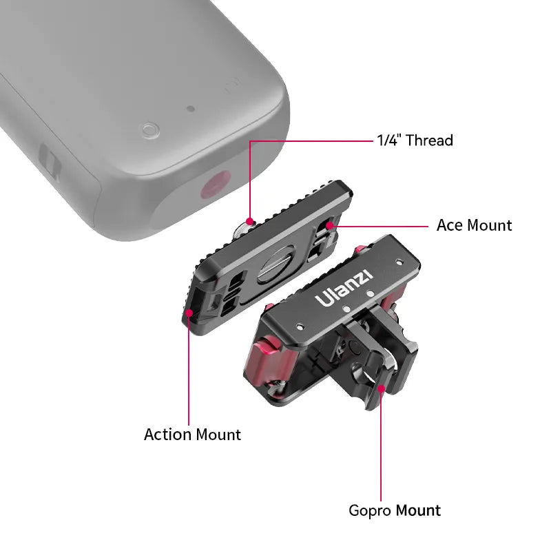 Ulanzi Magnetic Quick Release Mount for Insta360