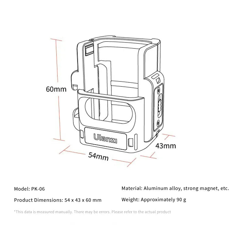 Ulanzi PK-06 Expansion Adapter for DJI Osmo Pocket 3 C014