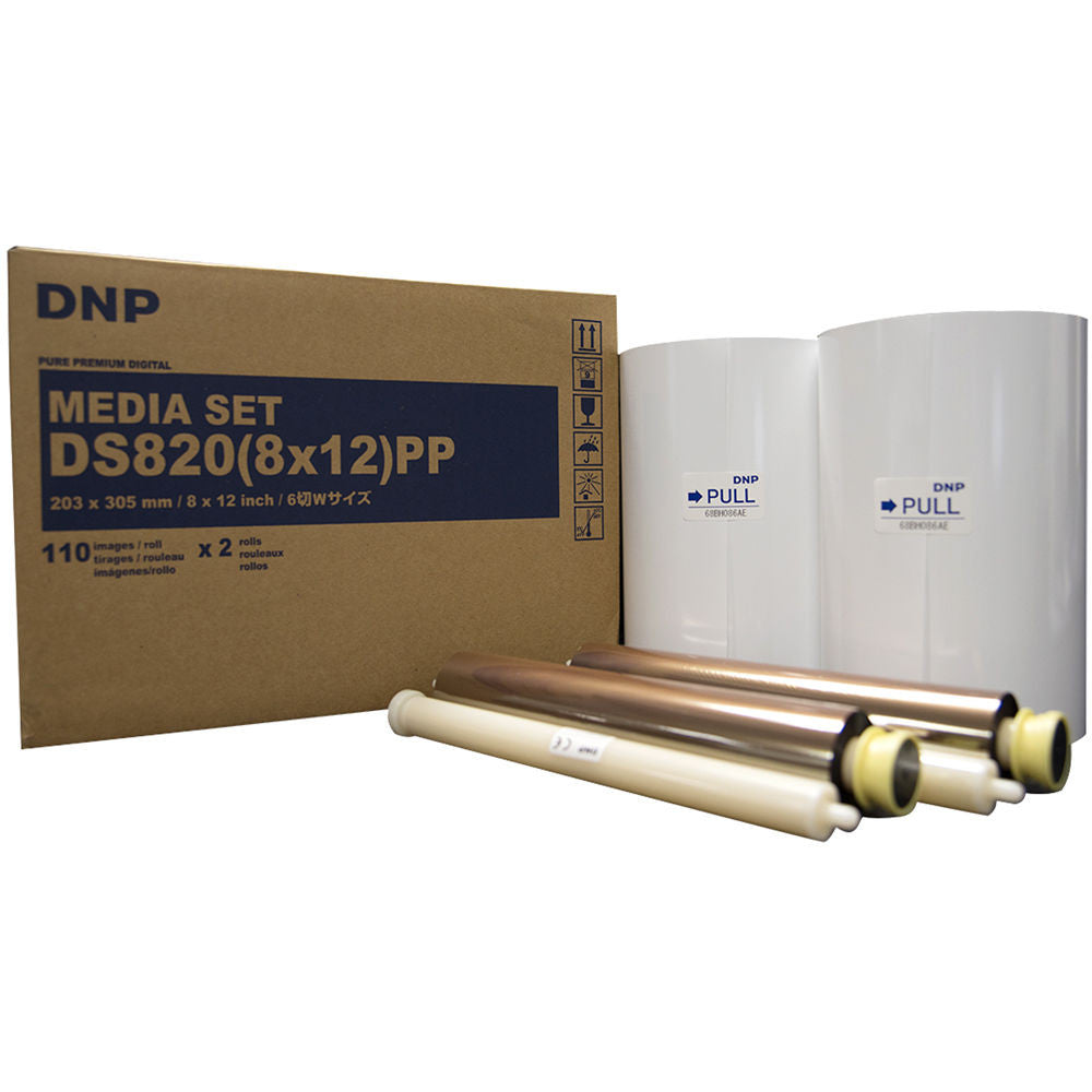 DNP DS820(8x12)PP Pure Premium Digital Media Set (8 x 12", 2 Rolls)