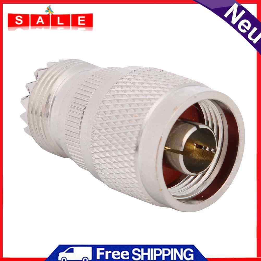 Walkie-Talkie N Type L16 Male Plug to UHF SL-16 PL259 Female Connector Converter