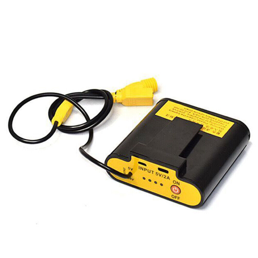 18650 Battery Pack Power Bank Case 8.4V DC + 5V USB Output for Bike Light Newly