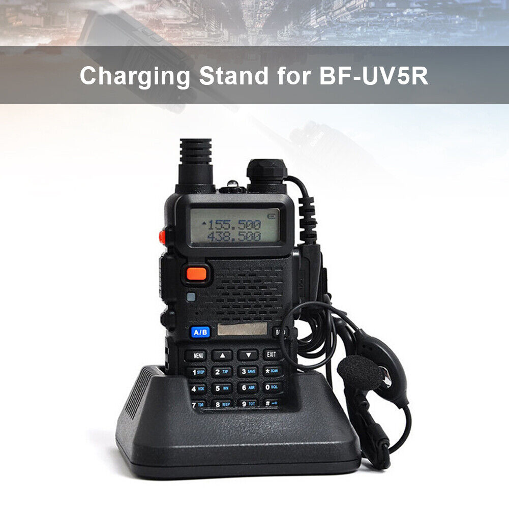 Walkie Talkie Charger with Charging Indicator for BF-UV5R Plus BF-UV5RA Radio
