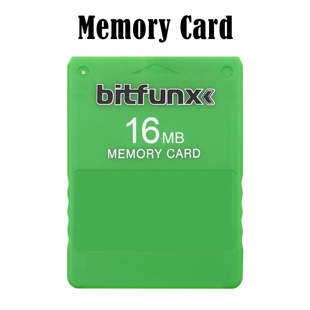 V1.966 Free McBoot 16MB Memory Card for Sony PS2 Game Console Card (Green)