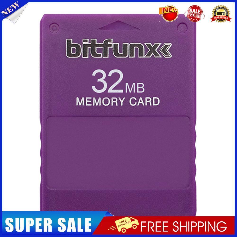 V1.966 Free McBoot 32MB Memory Cards for PS2 Game Console Card (Purple)