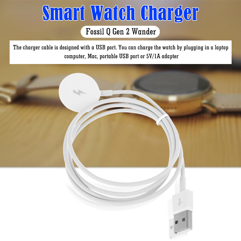 Watch Charger Cable Dock for Fossil Gen 1/2/3 Smartwatch Power Supply Accessory