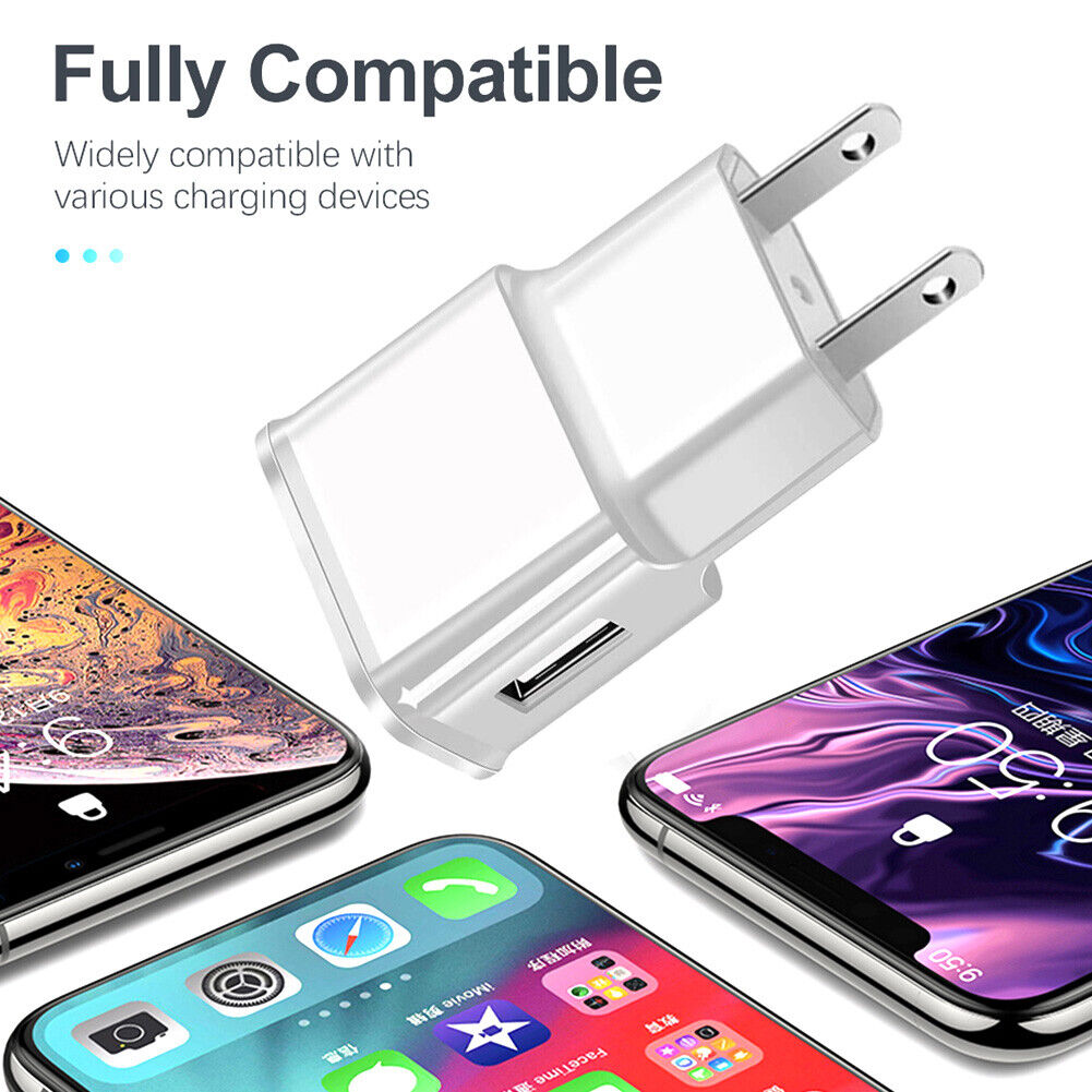 Wall Fast Charging Head for Mobile Phone EU US Plug Chargers Adapter Travel