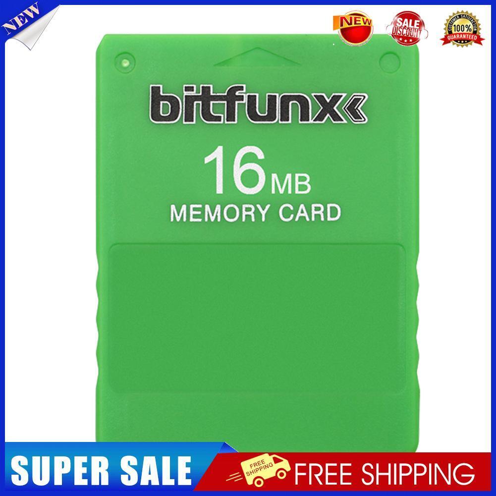 V1.966 Free McBoot 16MB Memory Card for Sony PS2 Game Console Card (Green)