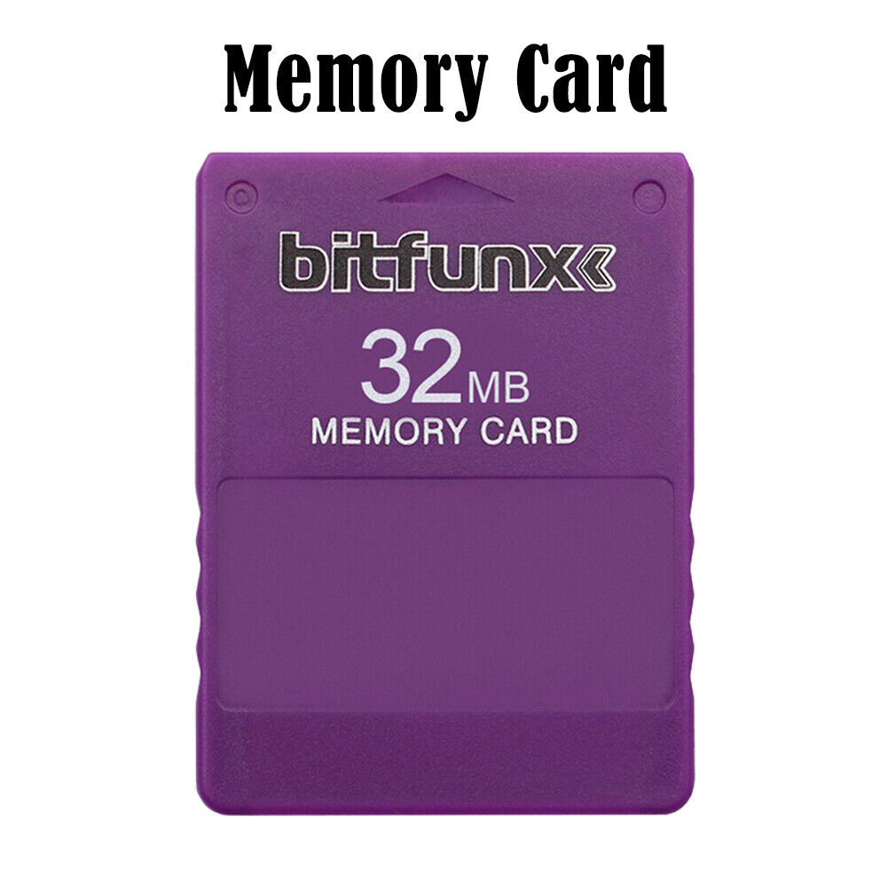 V1.966 Free McBoot 32MB Memory Cards for PS2 Game Console Card (Purple)