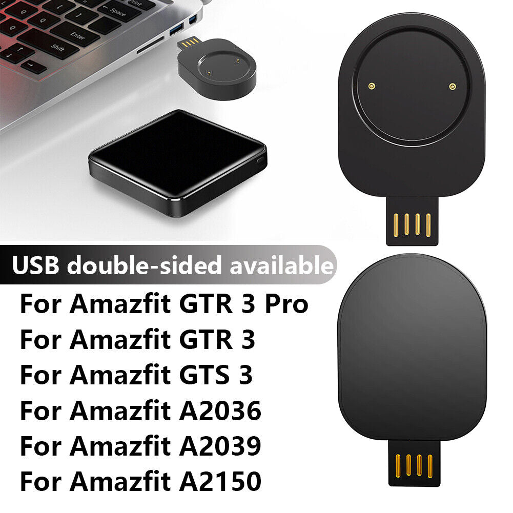 Watch Charger USB Charging Dock for Amazfit GTR 3 Pro/GTR 3/GTS 3 Series Newly