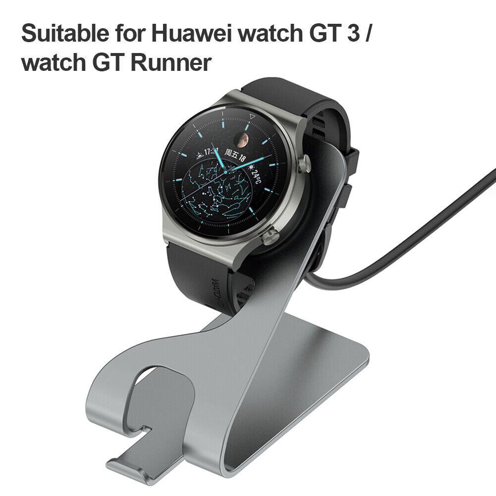 Watch Charger Dock for Huawei Watch GT 3 Smartwatch Charging Stand (Gray)