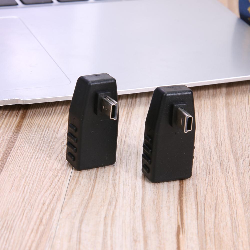 Vehicle Mini USB Male to Female T Type Adapter Mini USB 5Pin Audio Adapter