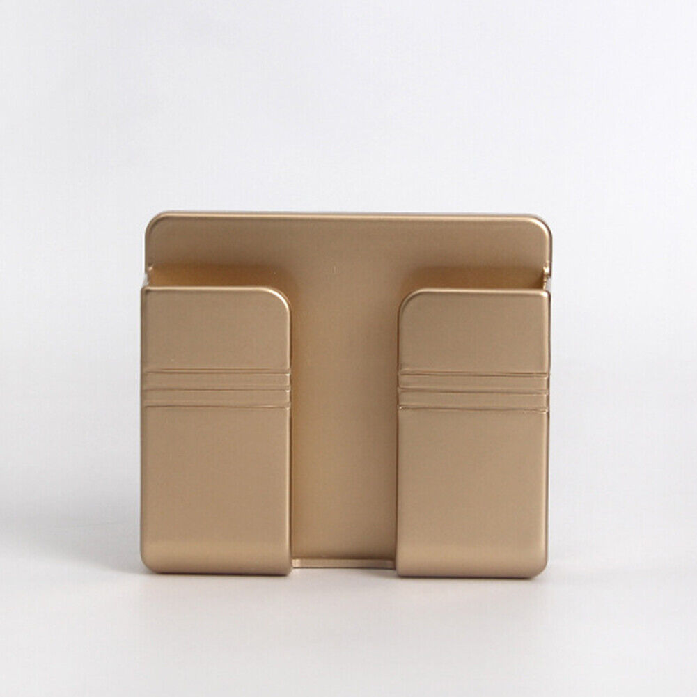 Wall Mounted Mobile Phone Holder Charging Stand Rack Shelf Self Adhesive Bracket