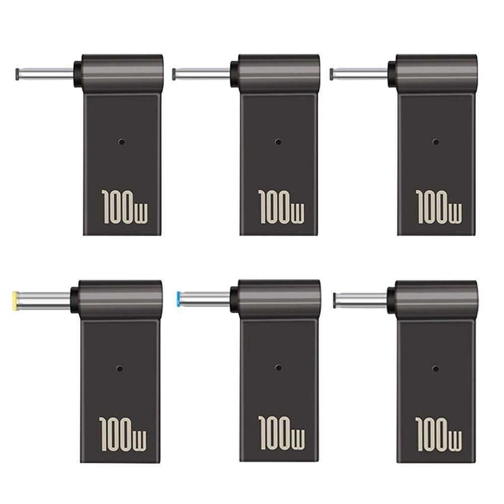10PCS PD Type-C Female to DC Male Plug Converter for Lenovo Ideapad 20V