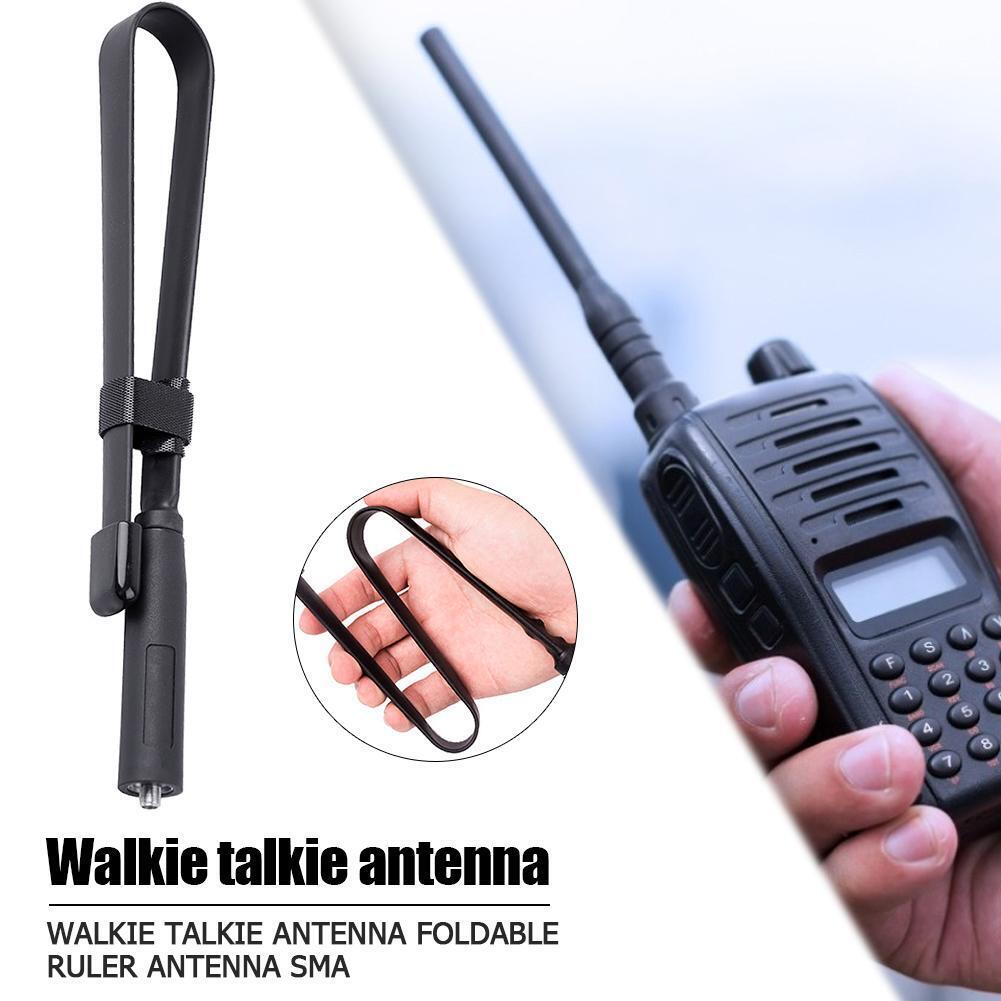 Walkie-talkie Antenna Foldable SMA-Female for Baofeng UV-5R UV-82 (33cm)